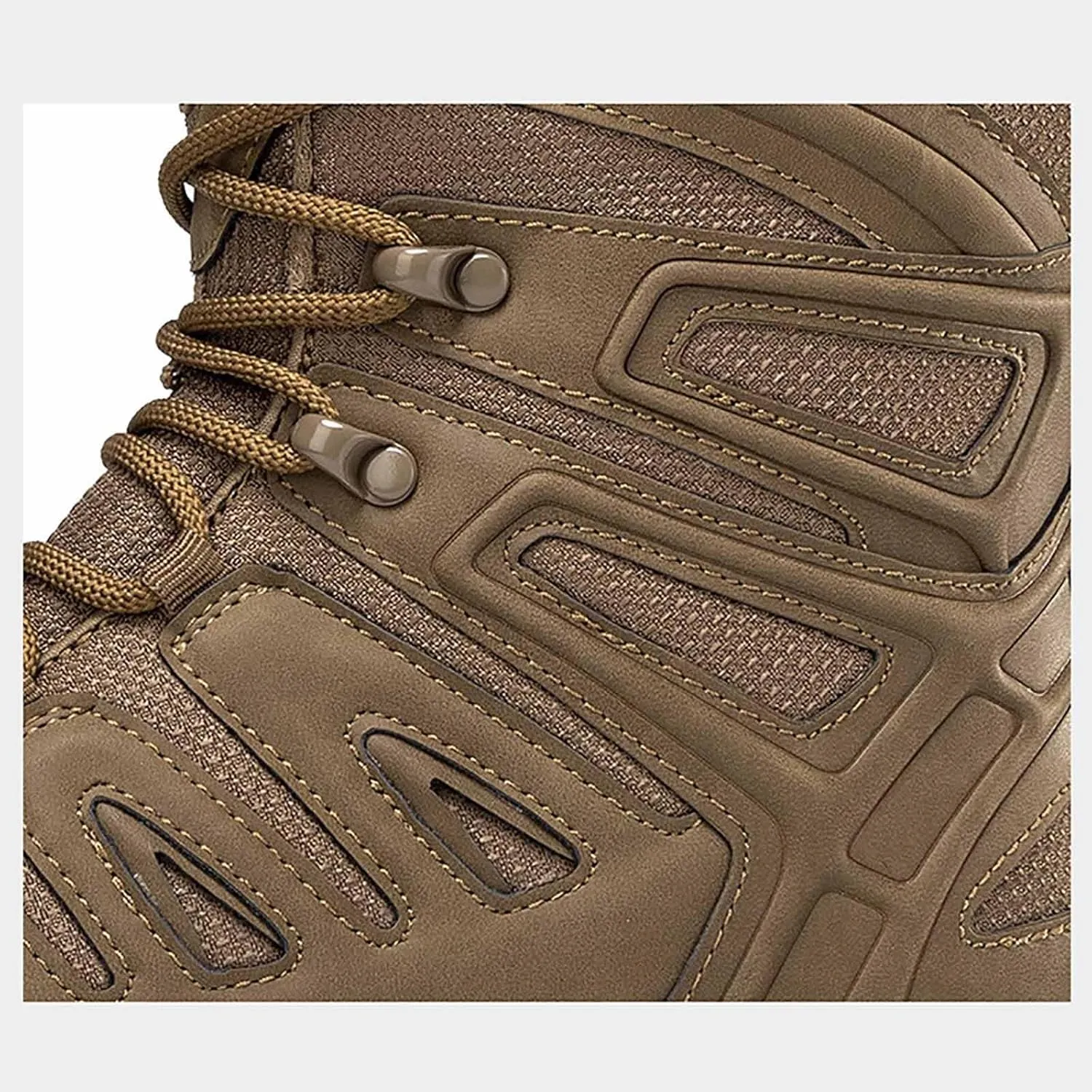 Tactical Military Boots, Lightweight Combat Boots with Sports Socks Durable Waterproof Hiking Work Boots Desert Boots Outdoor Motorcycle Boots