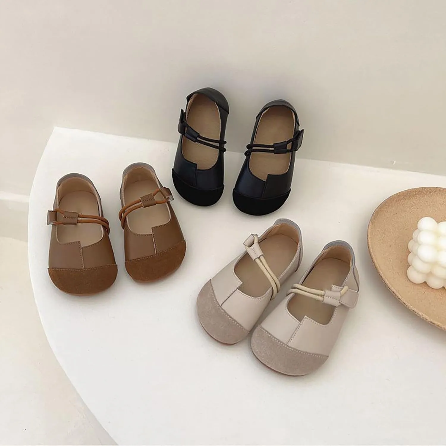 Toddler Girls Pu Material Solid Color Small Leather Shoes Quilted Design Cute 3 to 6 month baby girl clothes organic