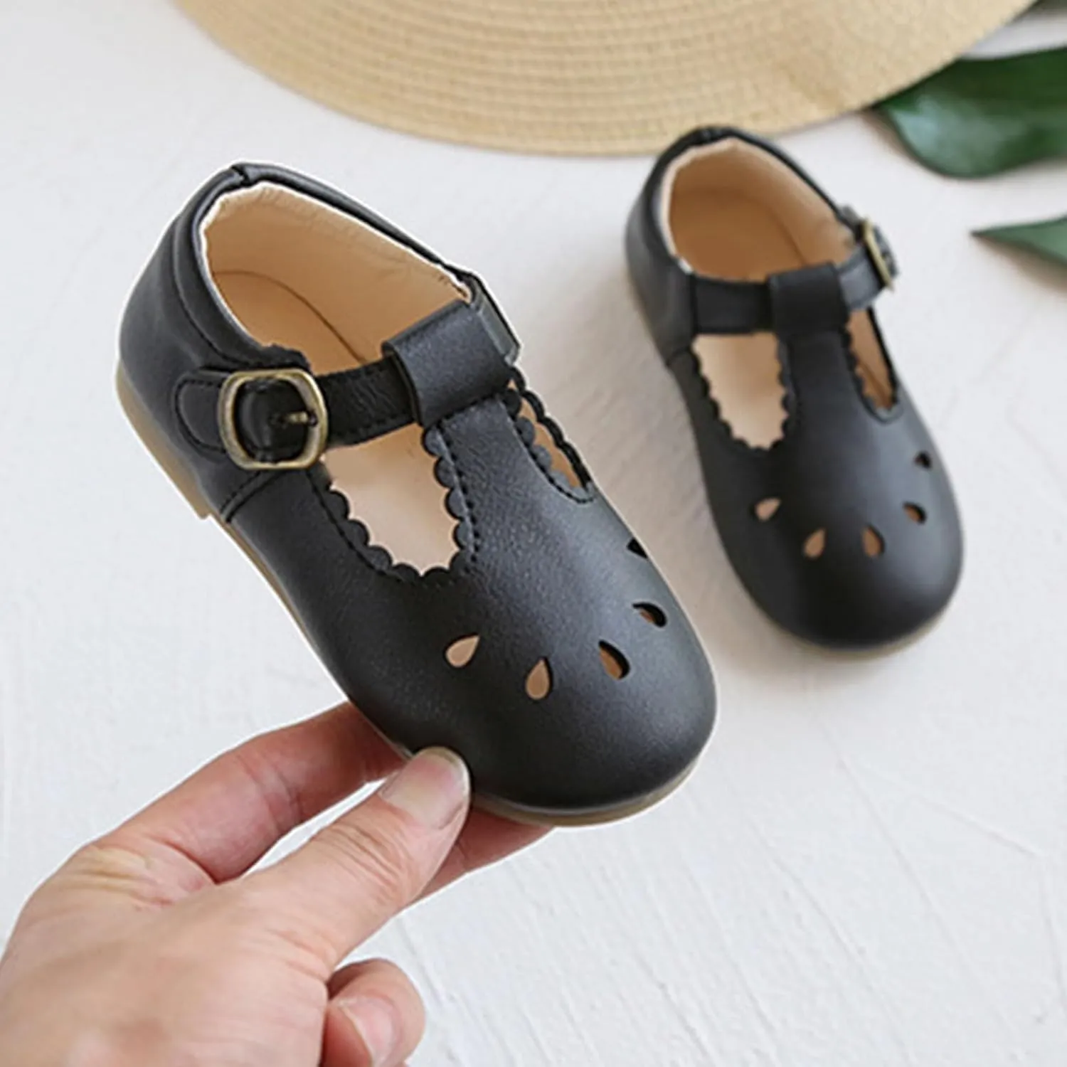 Toddler Leather Loafers Sandals Beach Casual Pool Slide Shoes Baby Infant Summer Soft Flat Casual Cr𝐢b Shoes Slip On
