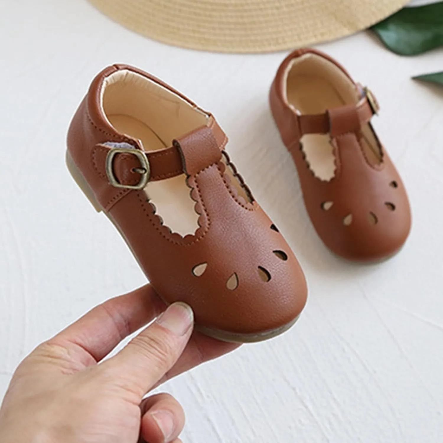 Toddler Leather Loafers Sandals Beach Casual Pool Slide Shoes Baby Infant Summer Soft Flat Casual Cr𝐢b Shoes Slip On