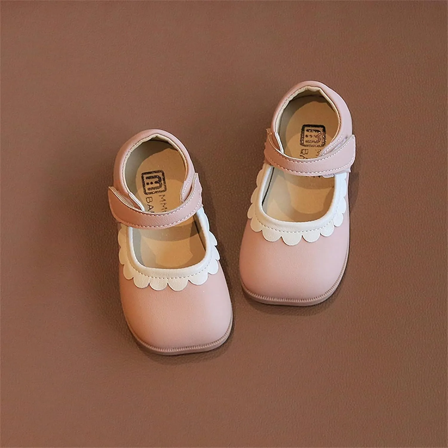 Toddler Sandals Summer And Autumn Girls Boots Cute Flat Solid Color Lace Hook Loop Casual Comfortable Casual Dress Shoe