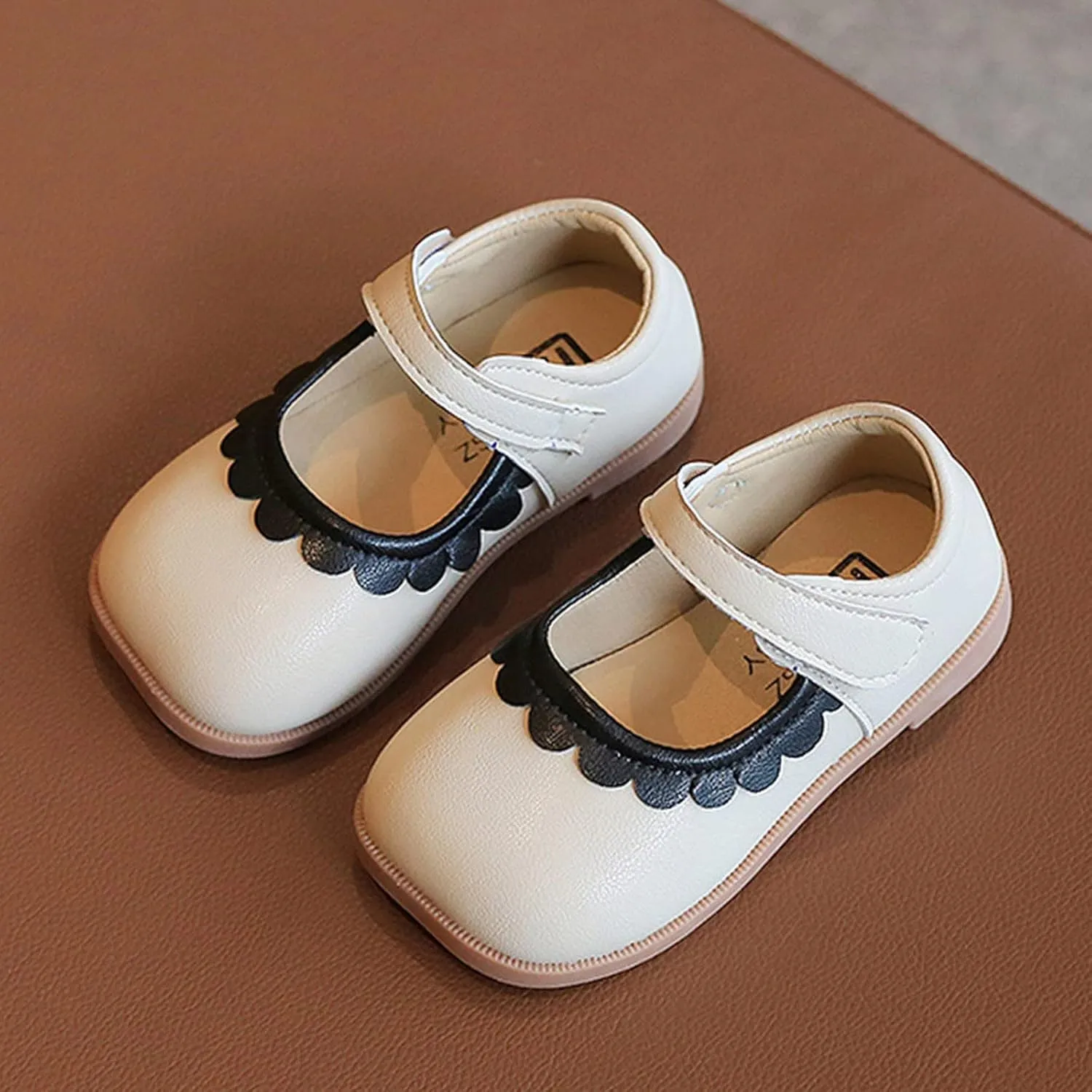 Toddler Sandals Summer And Autumn Girls Boots Cute Flat Solid Color Lace Hook Loop Casual Comfortable Casual Dress Shoe