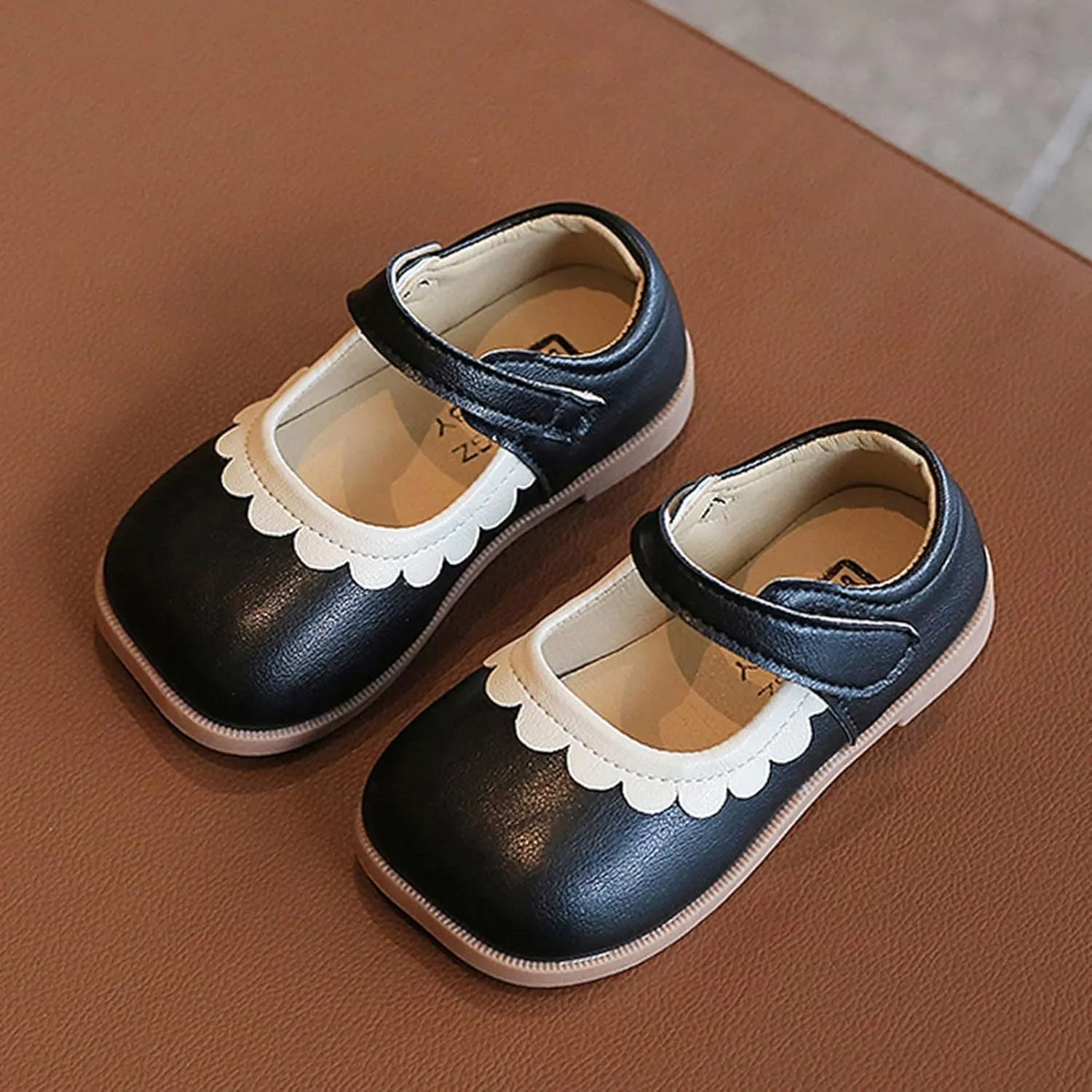 Toddler Sandals Summer And Autumn Girls Boots Cute Flat Solid Color Lace Hook Loop Casual Comfortable Casual Dress Shoe