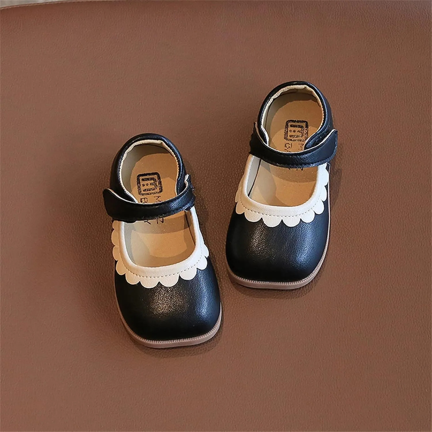 Toddler Sandals Summer And Autumn Girls Boots Cute Flat Solid Color Lace Hook Loop Casual Comfortable Casual Dress Shoe