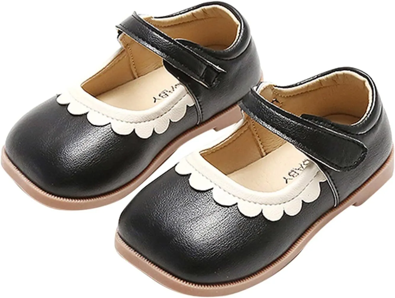 Toddler Sandals Summer And Autumn Girls Boots Cute Flat Solid Color Lace Hook Loop Casual Comfortable Casual Dress Shoe