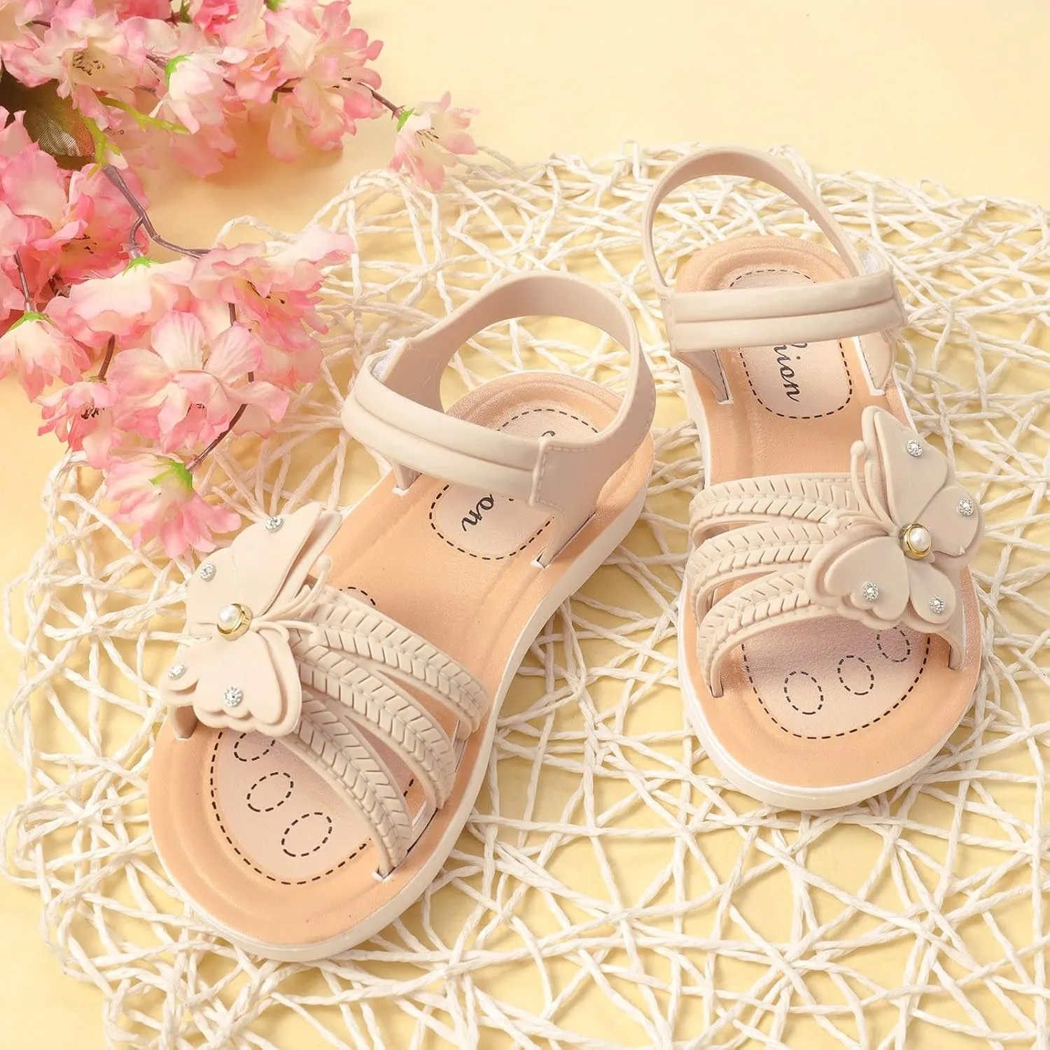 Toddler/Little Kid Girls Sandals Summer Soft Sole Non Slip Comfortable Fashion Princess Shoes Bow Dress Sandals