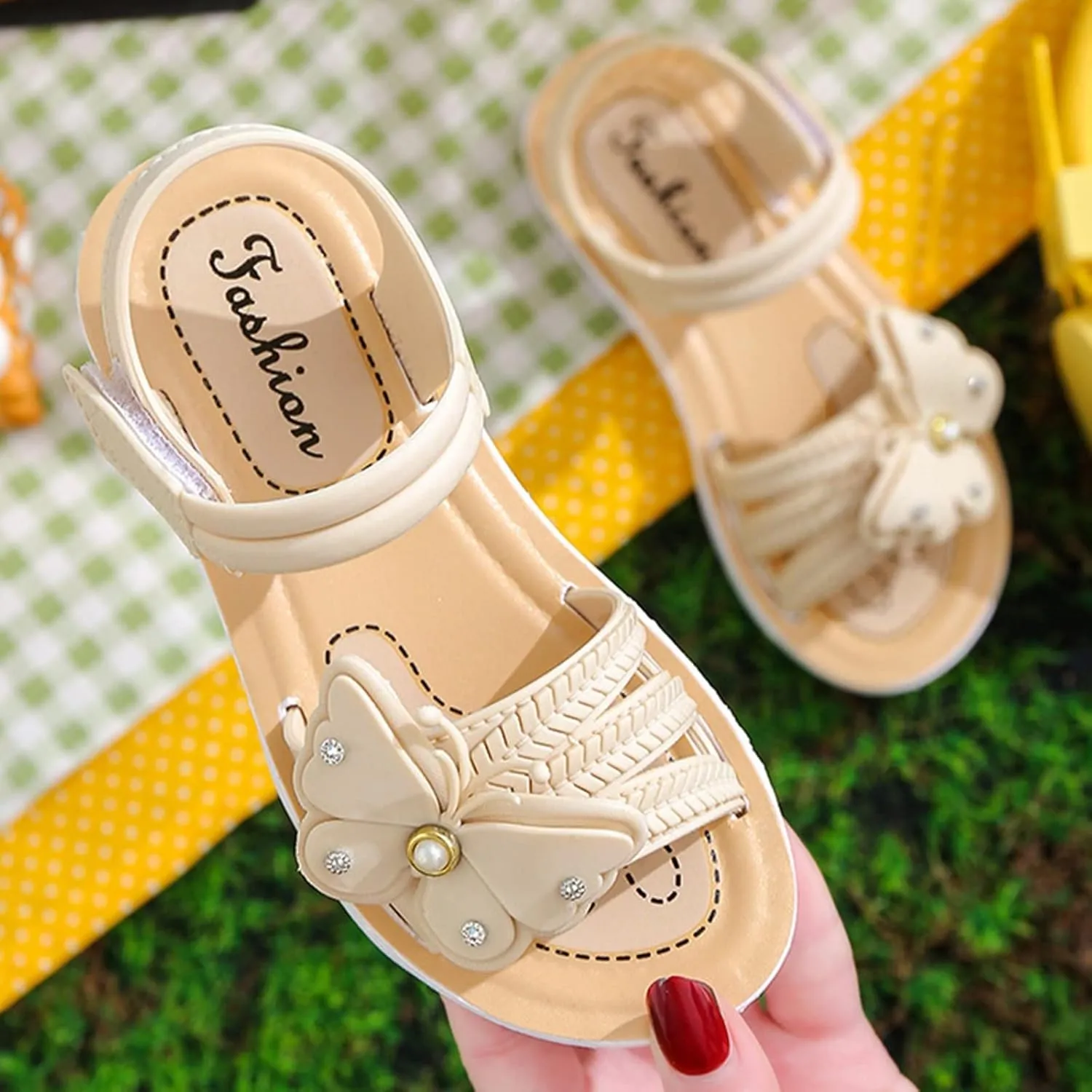 Toddler/Little Kid Girls Sandals Summer Soft Sole Non Slip Comfortable Fashion Princess Shoes Bow Dress Sandals