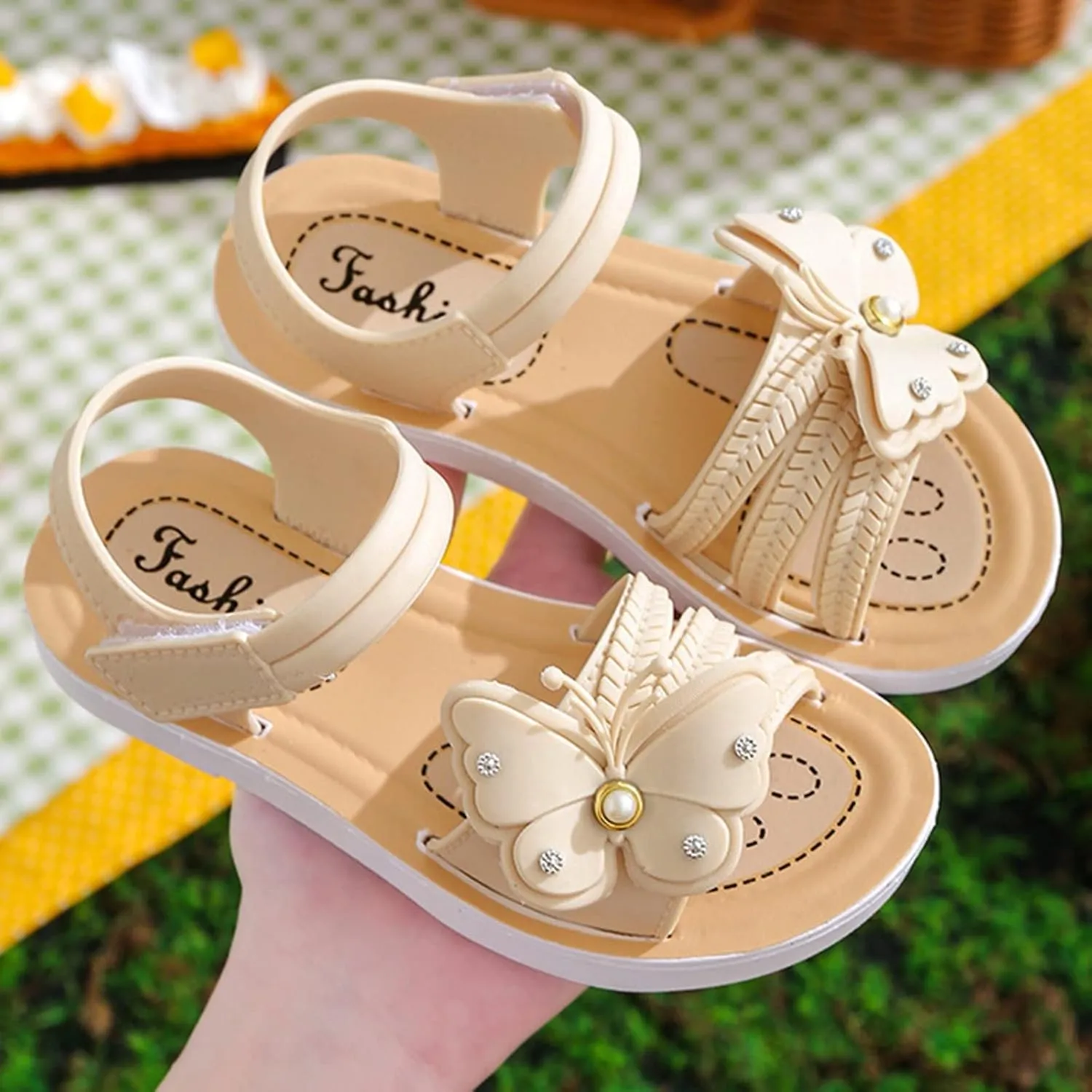 Toddler/Little Kid Girls Sandals Summer Soft Sole Non Slip Comfortable Fashion Princess Shoes Bow Dress Sandals