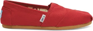 Toms Women's Canvas Classic Red 001001B07-RED