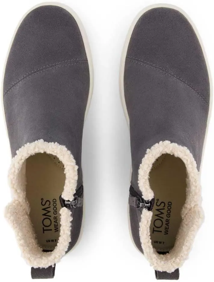 TOMS Womens Verona Mid Zippered Round Toe Casual Boots Ankle - Brown