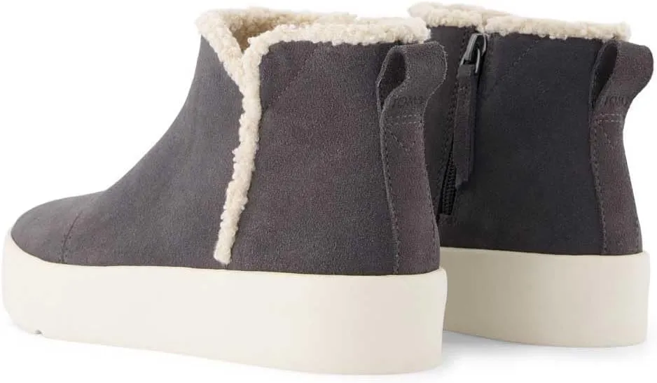 TOMS Womens Verona Mid Zippered Round Toe Casual Boots Ankle - Brown