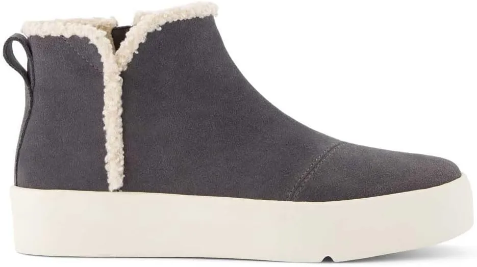 TOMS Womens Verona Mid Zippered Round Toe Casual Boots Ankle - Brown