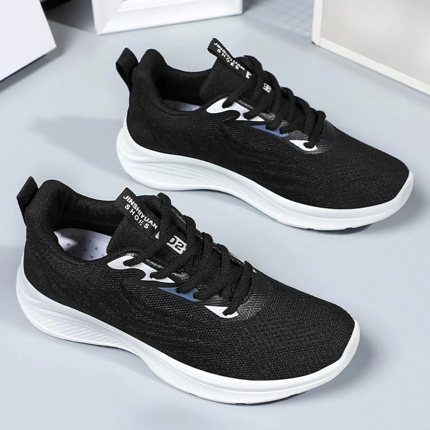 Trendy Wedge Sneakers for Women 2023 Women Slip On Tennis Shoes Size 8 Black Non Slip Shoes for Women Back Support White Sneakers for Women Platform Heel Zapatos CóModos para Mujer Embarazada