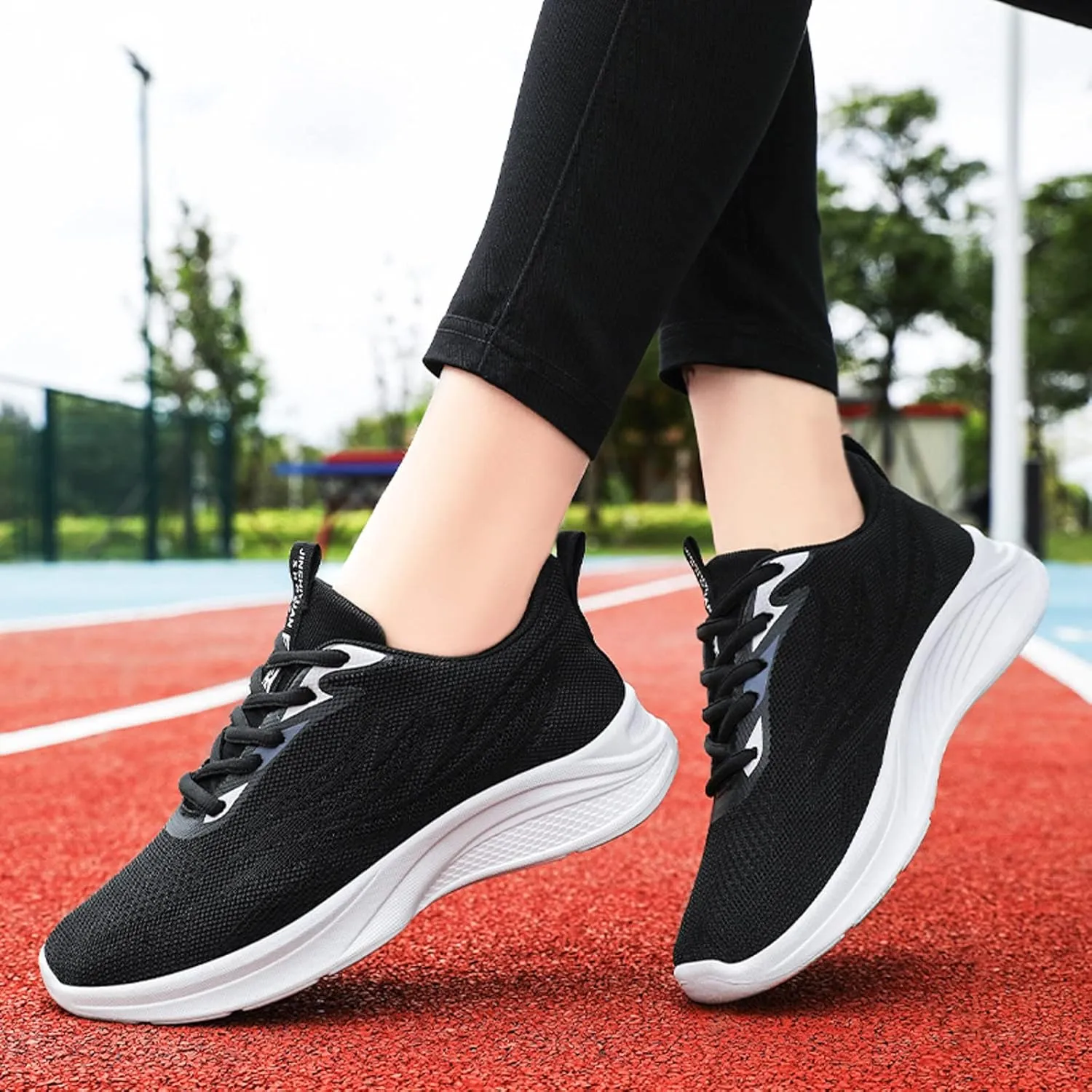 Trendy Wedge Sneakers for Women 2023 Women Slip On Tennis Shoes Size 8 Black Non Slip Shoes for Women Back Support White Sneakers for Women Platform Heel Zapatos CóModos para Mujer Embarazada