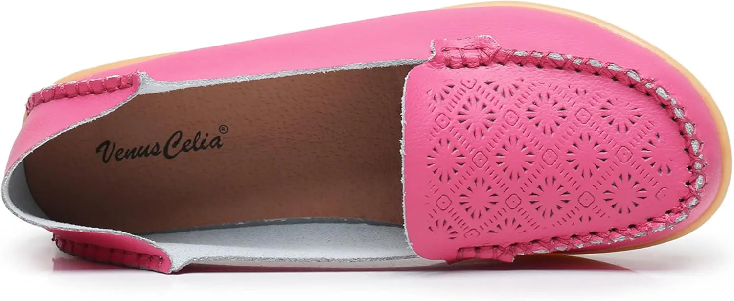 VenusCelia Women's Adequate Comfort Walking Flat Loafer