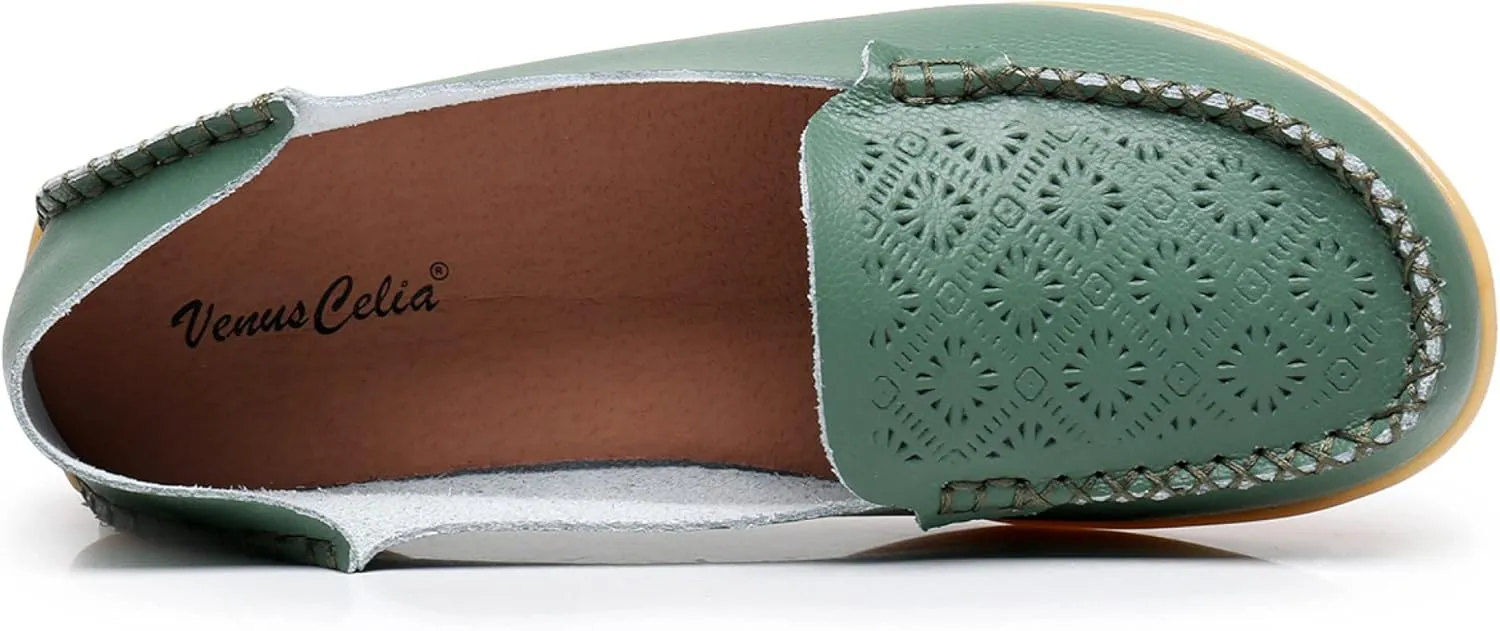 VenusCelia Women's Adequate Comfort Walking Flat Loafer
