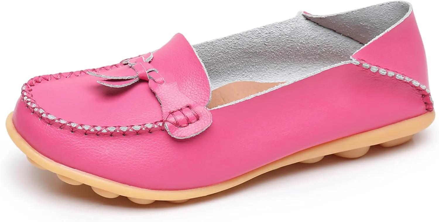 VenusCelia Women's Decoration Comfort Walking Flat Loafer