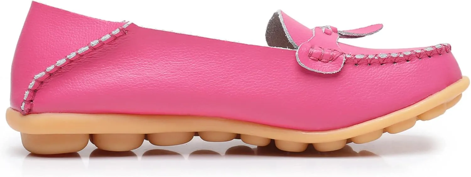 VenusCelia Women's Decoration Comfort Walking Flat Loafer