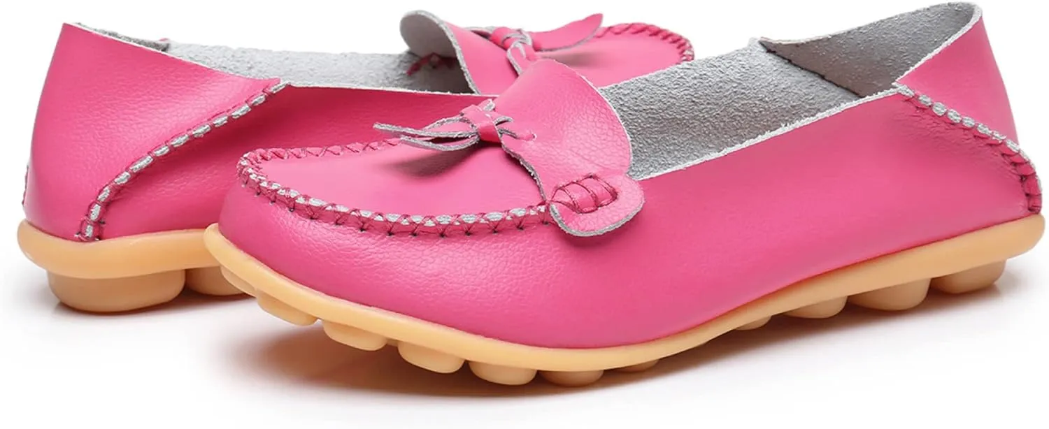 VenusCelia Women's Decoration Comfort Walking Flat Loafer