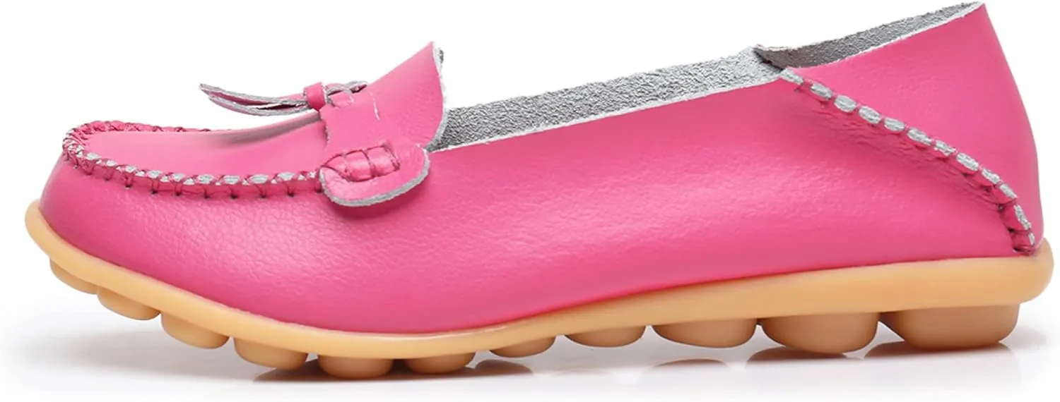 VenusCelia Women's Decoration Comfort Walking Flat Loafer