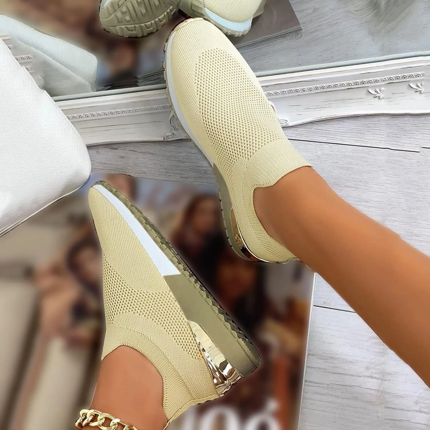 Women Sneakers Fashion Casual Canvas Fashion Casual Shoes Platform Tennis Shoes Women Dressy Loafers for Women 2024 Platform Sneakers Women
