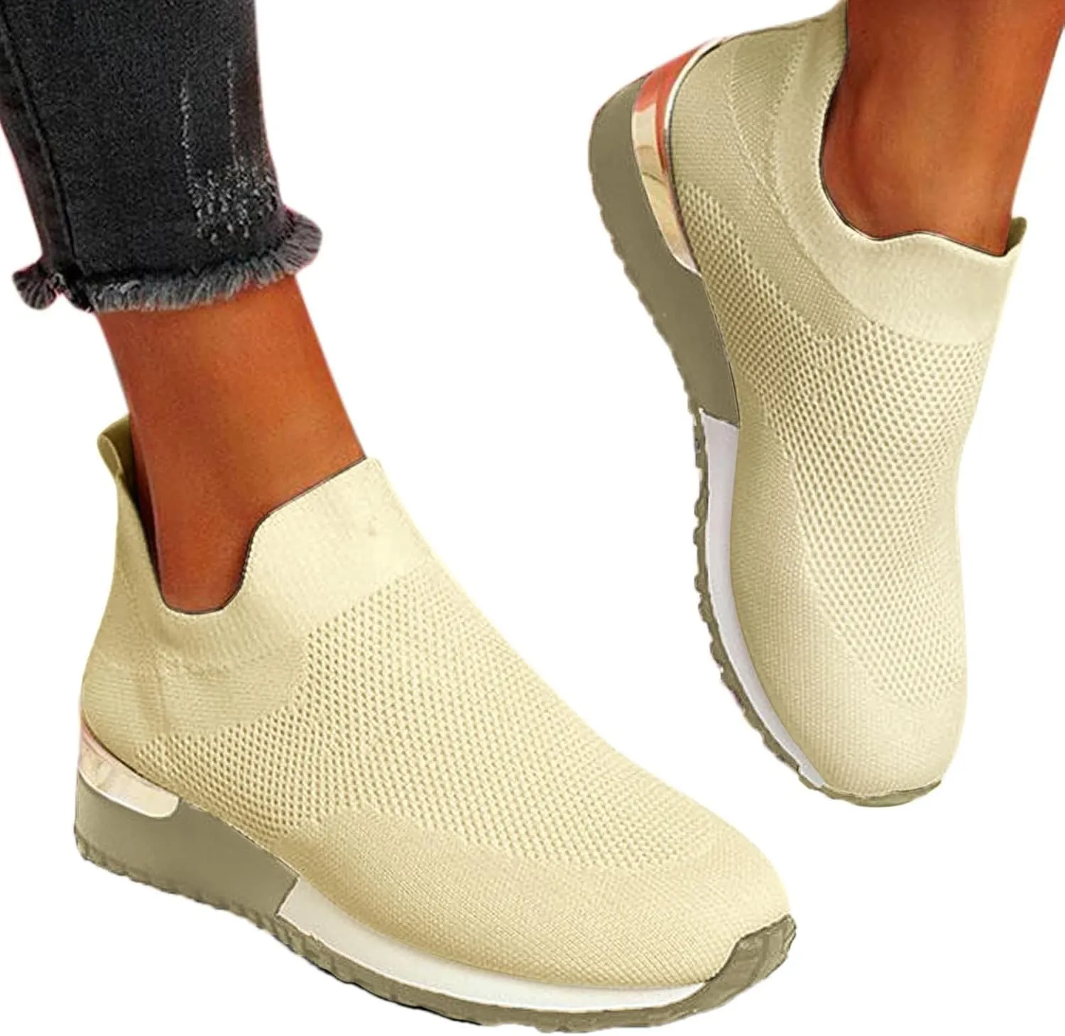 Women Sneakers Fashion Casual Canvas Fashion Casual Shoes Platform Tennis Shoes Women Dressy Loafers for Women 2024 Platform Sneakers Women