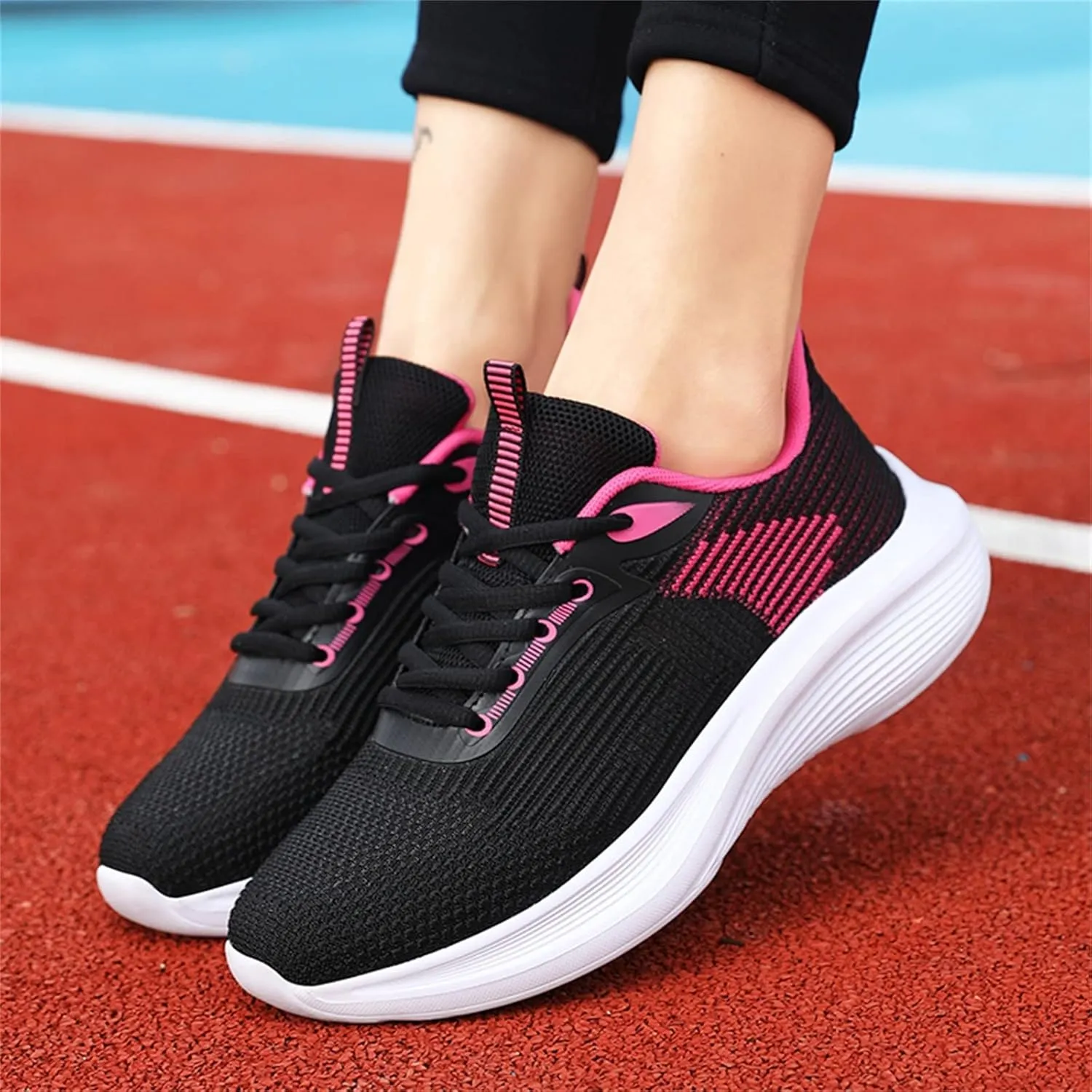 Women Sneakers Zapatillas Blancas para Mujer Black Canvas Platform Sneakers for Women Slip On Shoes Women Comfortable No Socks Zapatos para Mujer De Vestir Comodos Bajitos De Dos Colores