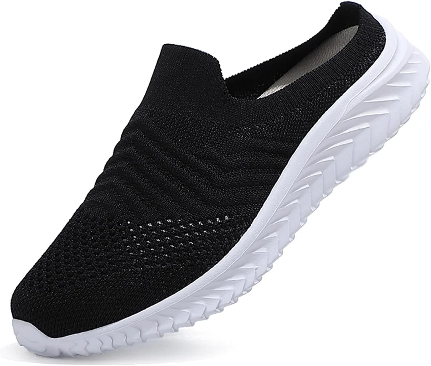 Women's Backless Slip on Mesh Sneakers Shoes Mens Running Shoes Walking Women's Casual Shoes Black Platform Sneaker Tennis Shoe Loafers Casual Slip On