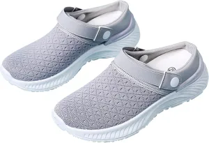 Women's Backless Slip on Mesh Sneakers Shoes Running Shoes for Women Slip On Casual Black Shoes Brown Sneakers Brown Tennis Shoe Trainers Shoe