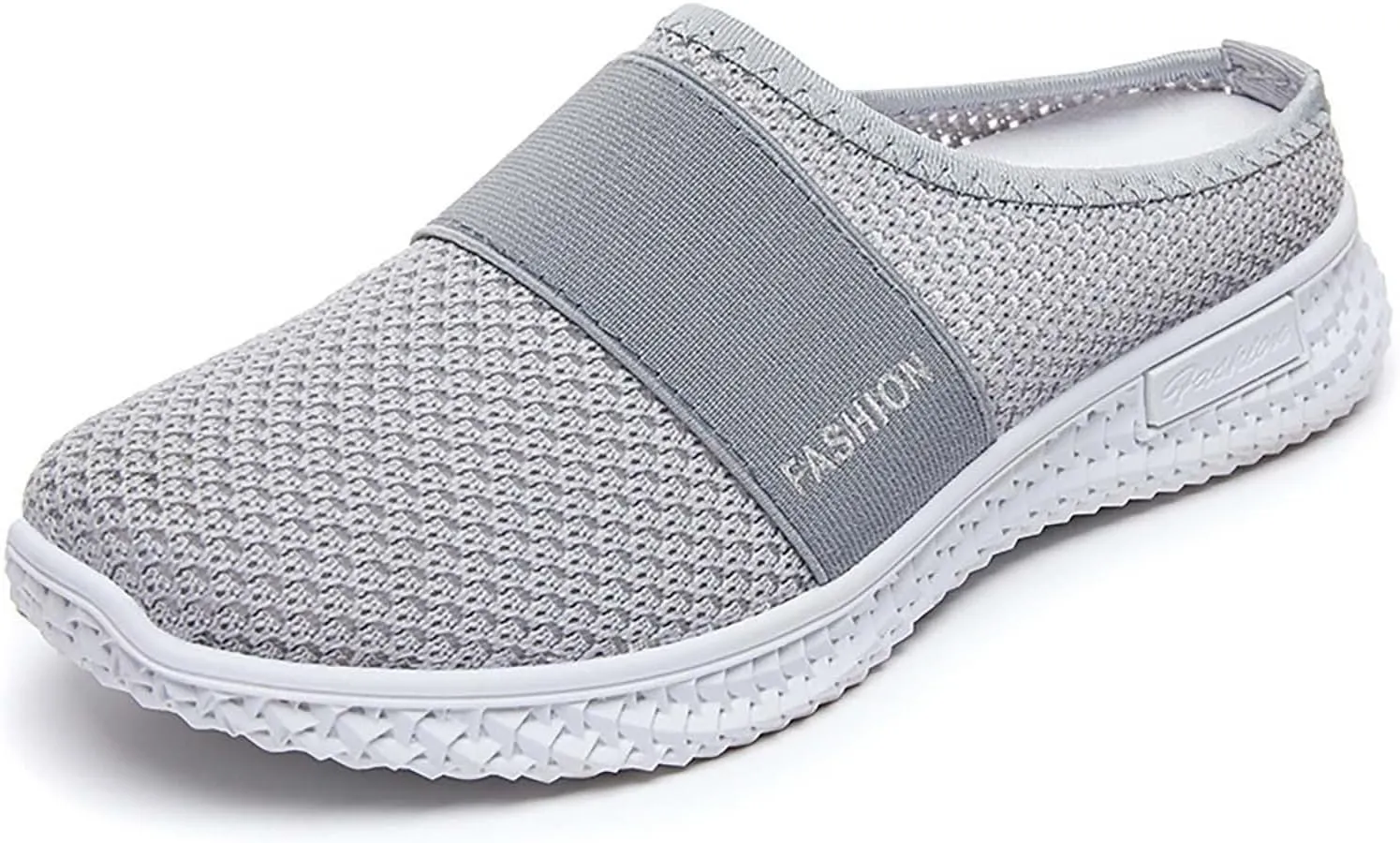 Women's Backless Slip on Mesh Sneakers Shoes Running Shoes for Women Slip On Casual Black Shoes Brown Sneakers Brown Tennis Shoe Trainers Shoe