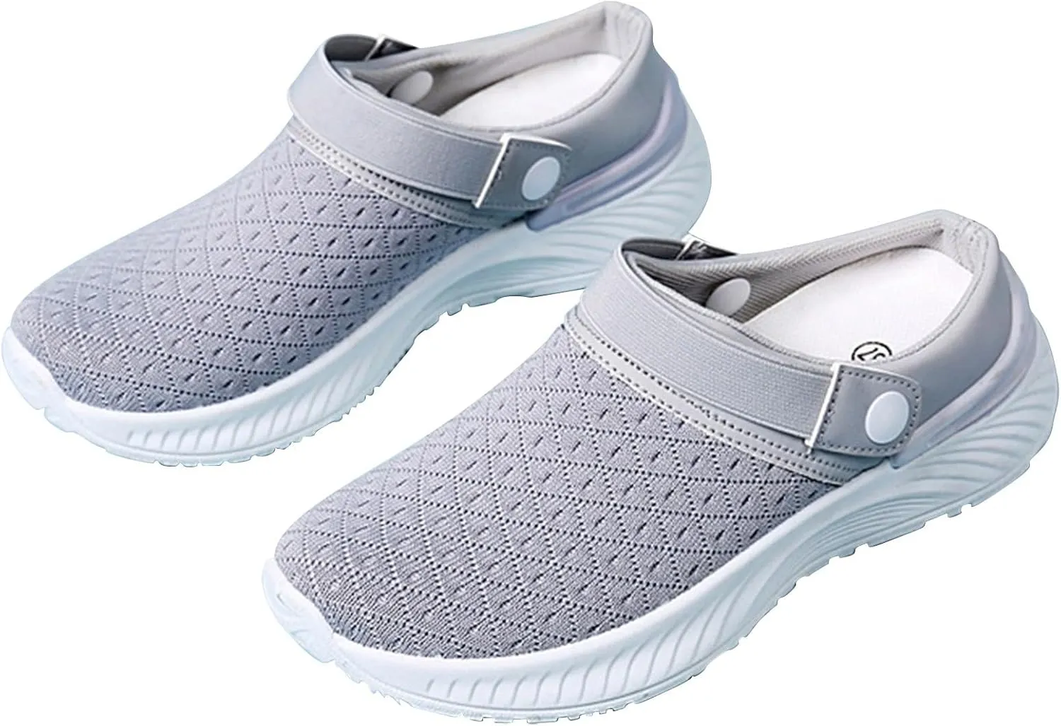 Women's Backless Slip on Mesh Sneakers Shoes Running Shoes for Women Slip On Casual Black Shoes Brown Sneakers Brown Tennis Shoe Trainers Shoe