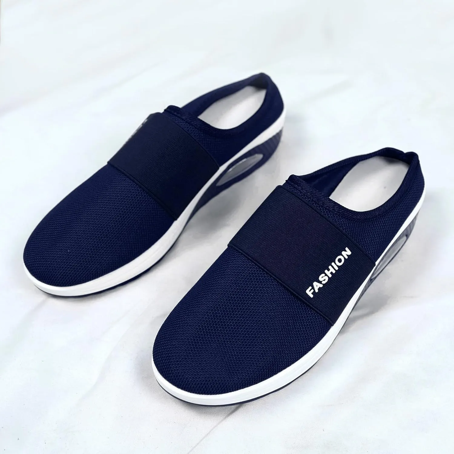 Women's Backless Slip on Mesh Sneakers Shoes Running Shoes for Women Slip On Casual Black Shoes Brown Sneakers Brown Tennis Shoe Trainers Shoe