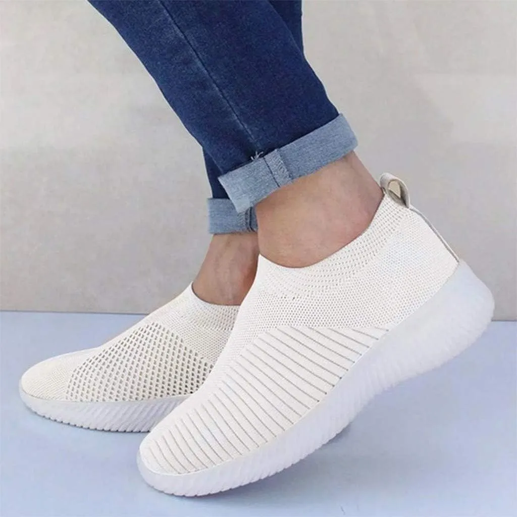 Women's Canvas Casual Shoes Dating Platform Slip-On High Top Sneakers Womens Work Shoes Business Casual Flat Loafers for Women Platform Sneakers