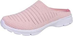 Women's Casual Slip on Half Shoes Breathable Non Slip Work Shoes Women Casual Men's Shoes Casual Fashion Sneakers Platform Tennis Shoe Loafers Casual Slip On