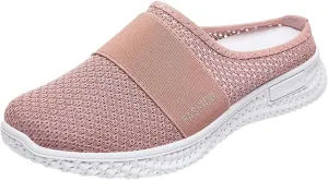 Women's Casual Slip on Half Shoes Breathable Walking Shoes Women Loafers Casual Tennis Shoes Dress Sneakers Waterproof Tennis Shoe Casual Loafers
