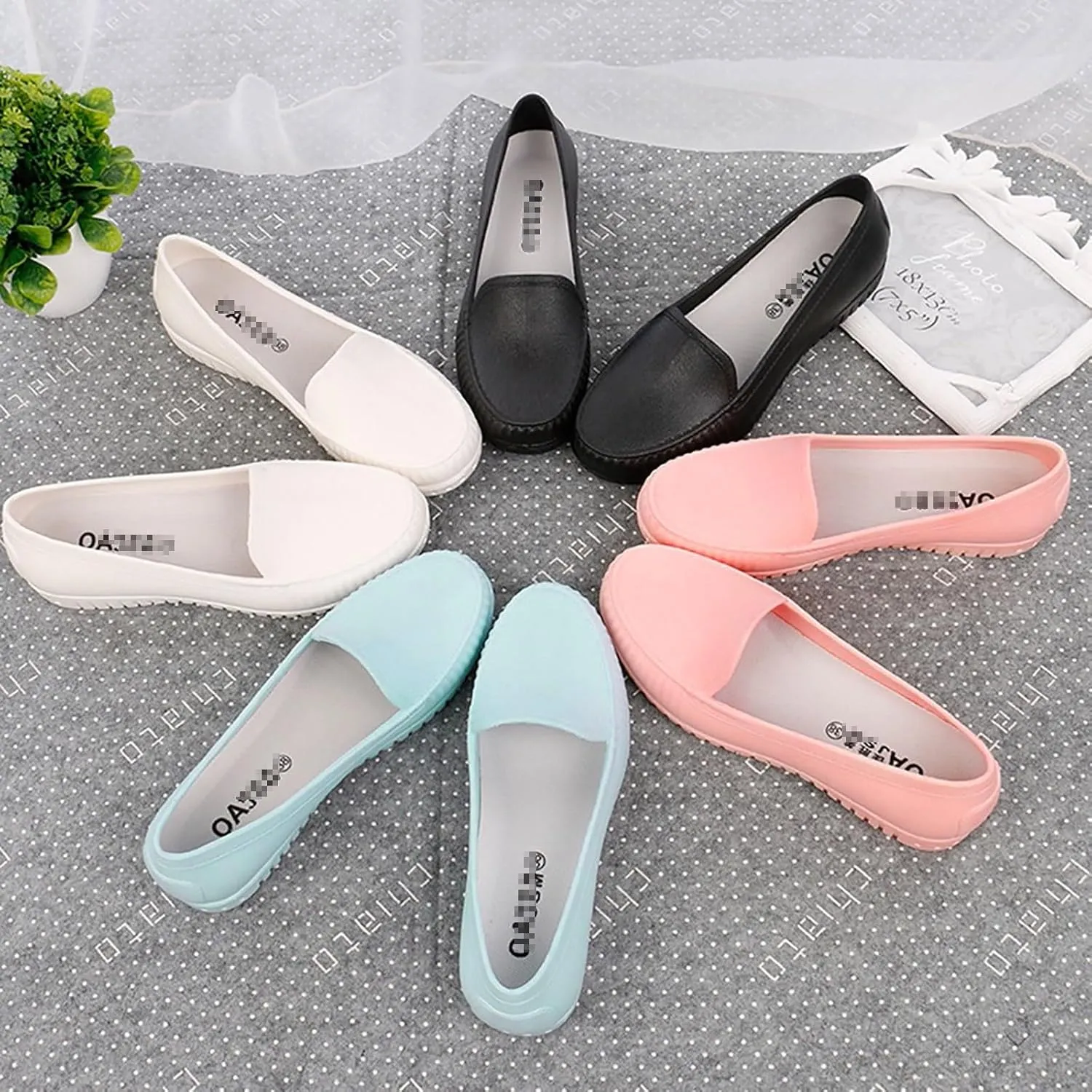 Women's Comfortable Leather Orthopedic Slip-On Loafers, Soft Walking & Driving Shoes, Business & Work Shoes for Women, White, One Size