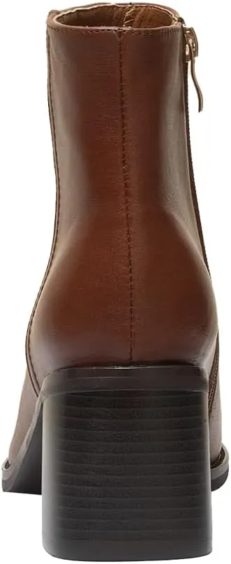 Women's Dress Heels Leather Ankle Boots