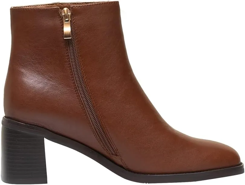 Women's Dress Heels Leather Ankle Boots