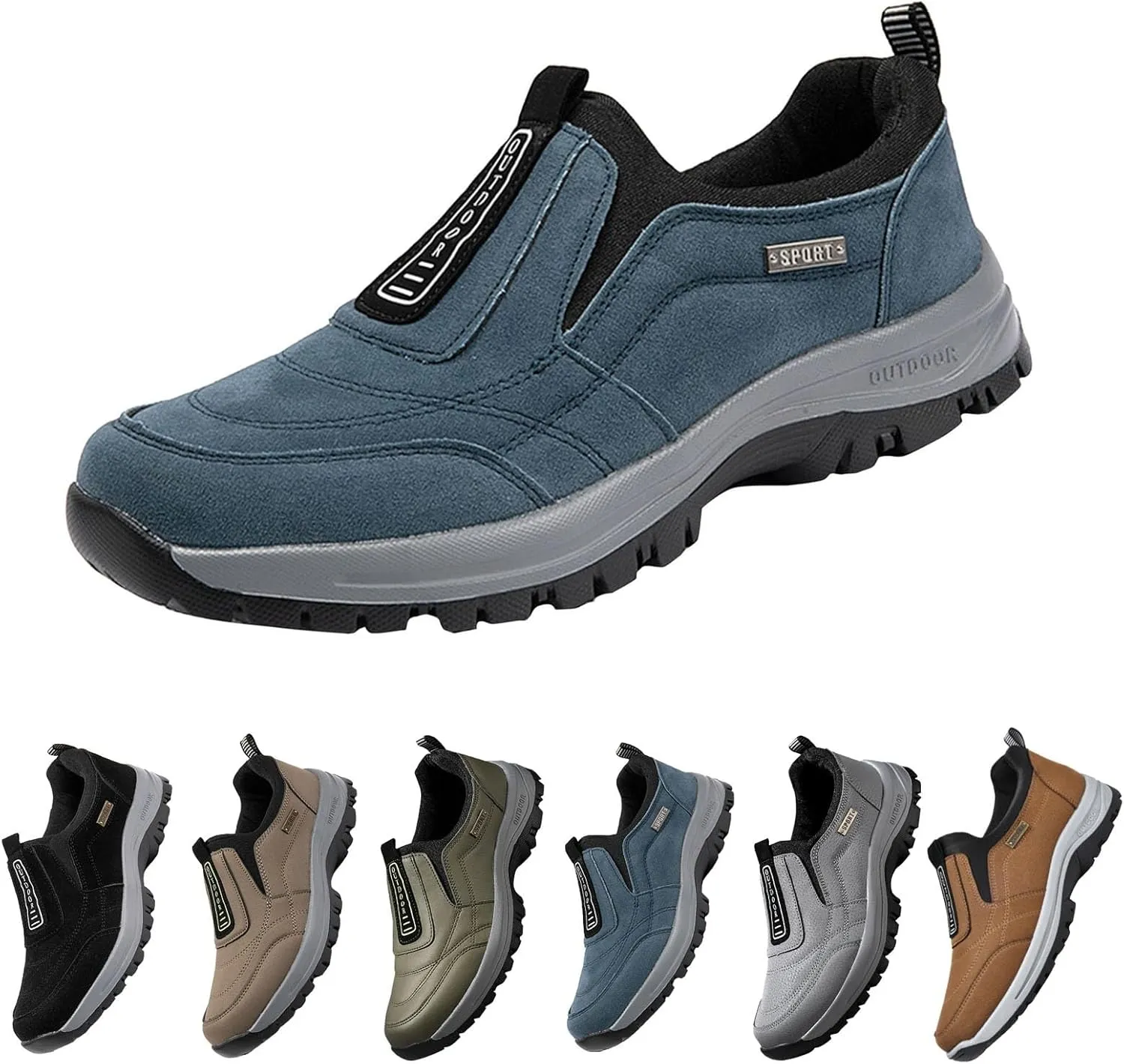 Womens Dress Shoes Slip On Sneakers Men Black Loafers Women Wide with Comfortable and Soft Lightweight Christmas Running Shoes Women Comfortable Dressy Slip on