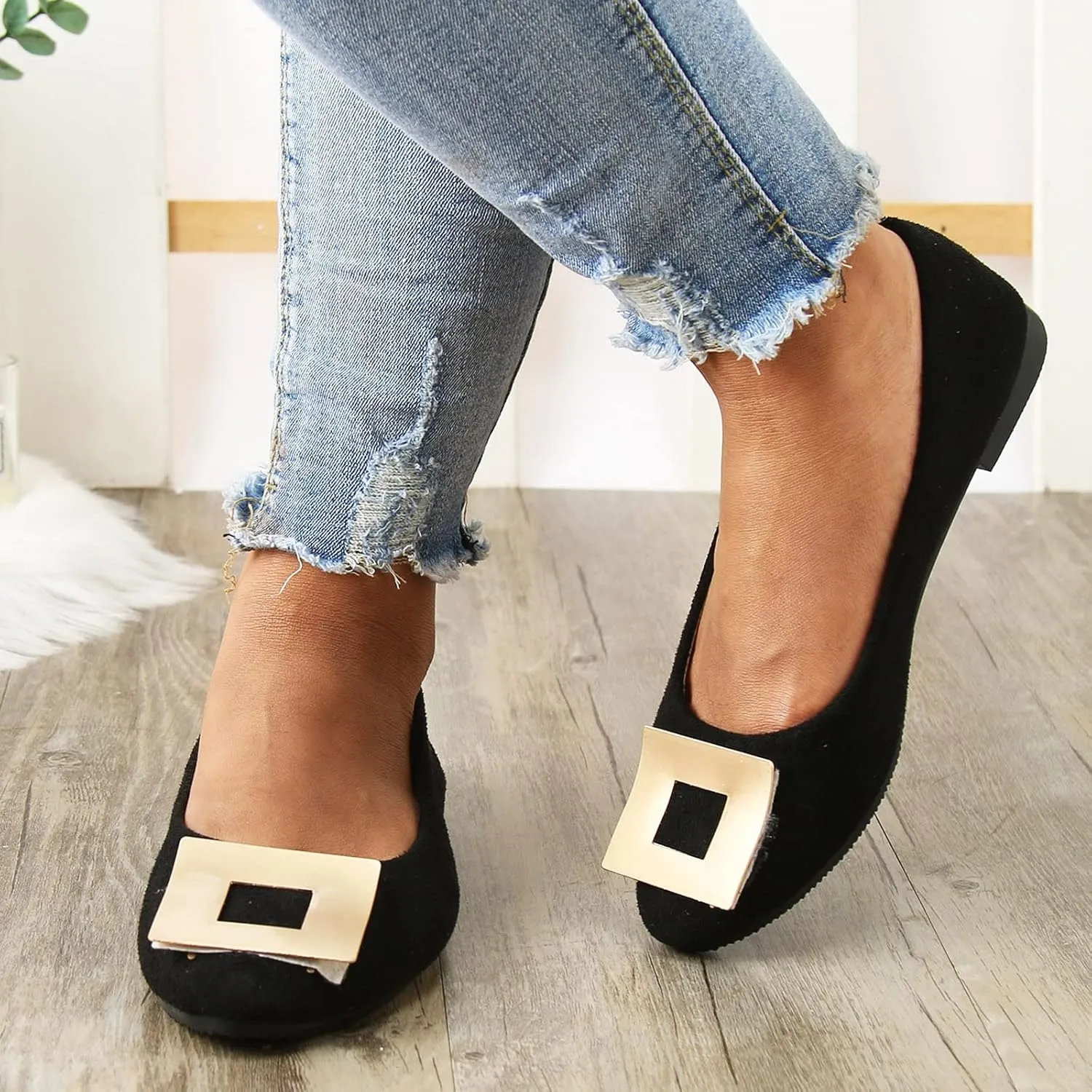 Womens Dressy Casual Walking Shoes Comfortable Work Shoes Women's Comfort Penny Loafers with Arch Support