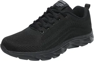 Women's Fashion Sneaker Mesh Slip On Black Non Slip Shoes for Women Comfortable Shoes Men Casual Casual Loafers for Women Men's White Sneakers