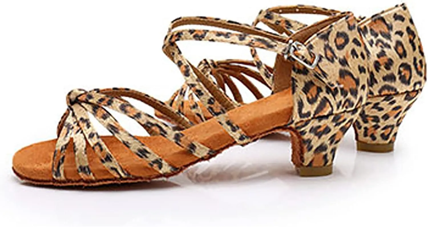 Women's Fashionable Soft Sole Comfortable Non Slip Latin Dance Shoes Shoes Women Low Heels, 6.5