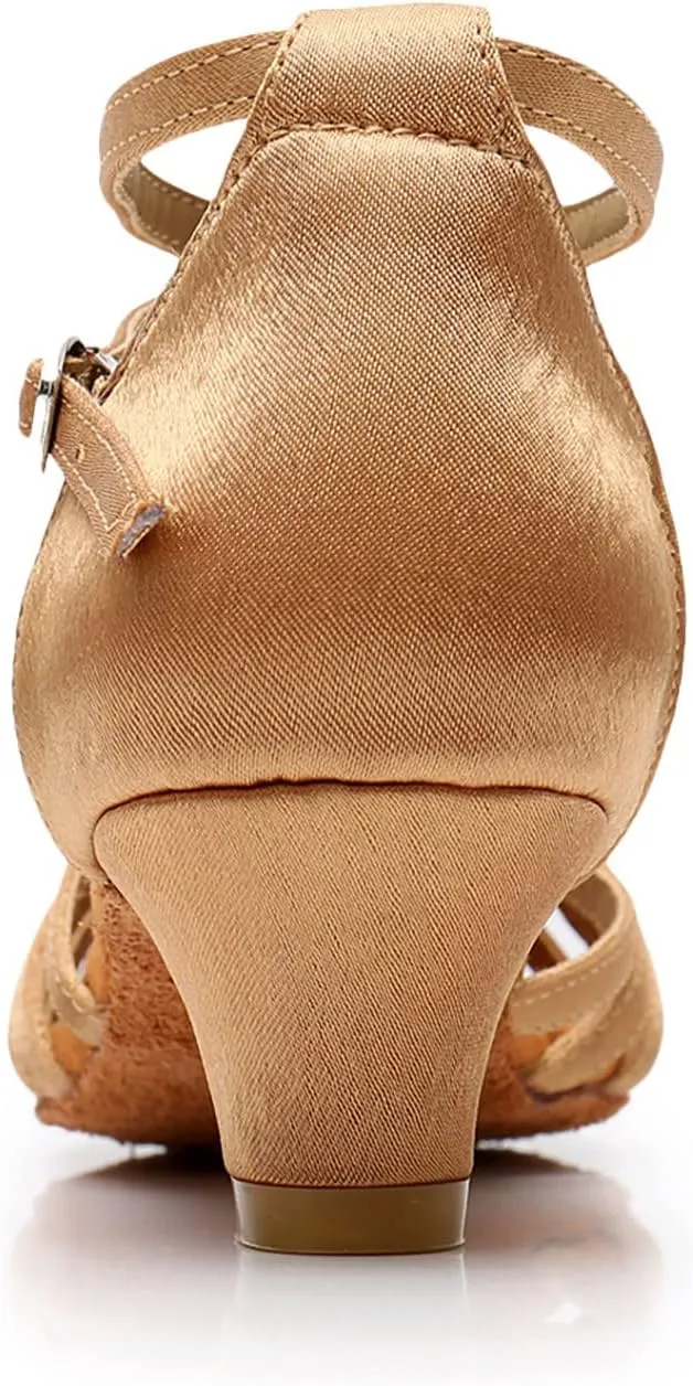 Women's Fashionable Soft Sole Comfortable Non Slip Latin Dance Shoes Shoes Women Low Heels, 6.5