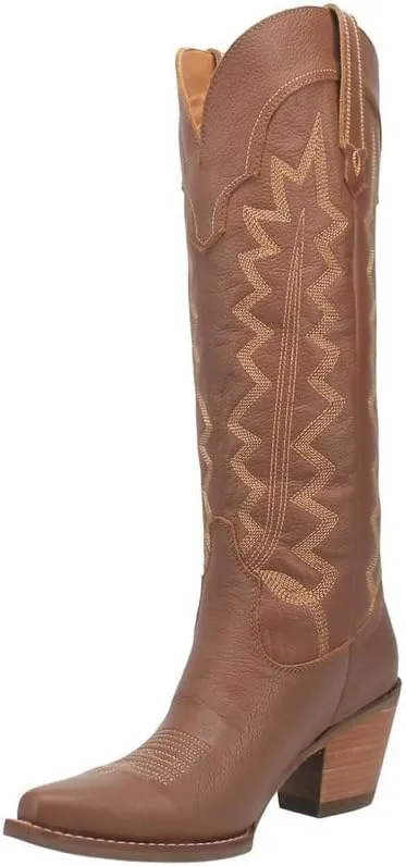 Women's High Cotton Fashion Boot, Brown, 10
