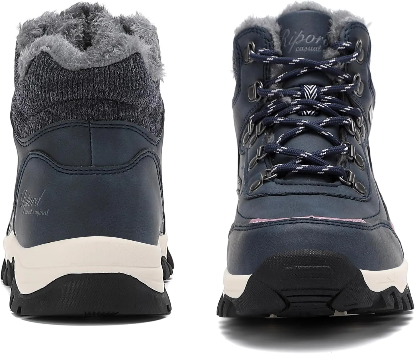 Womens Hiking Snow Boots Winter Boots Comfortable Warm Fur Shoes for Outdoor