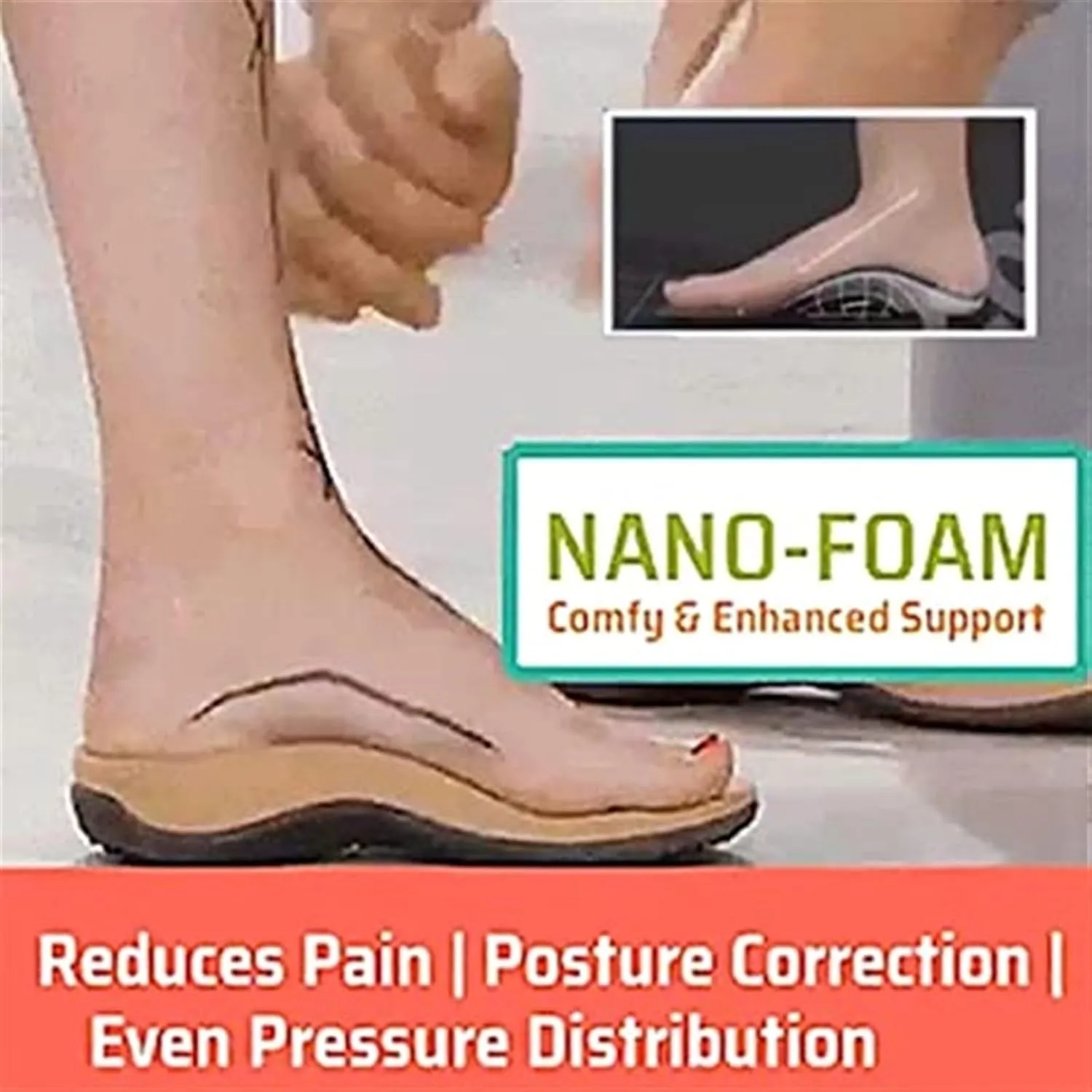 Women's Hollow Out Slip-Ons Loafers Ladies Classic Round Toe Flowers Flat Shoes Comfort Backless Outdoor Anti Slip Orthotic Sandals for Walk Travel