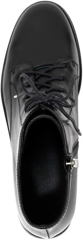 Women's Lace-up Leather Ankle Boots