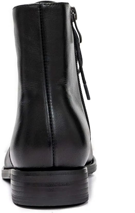 Women's Lace-up Leather Ankle Boots