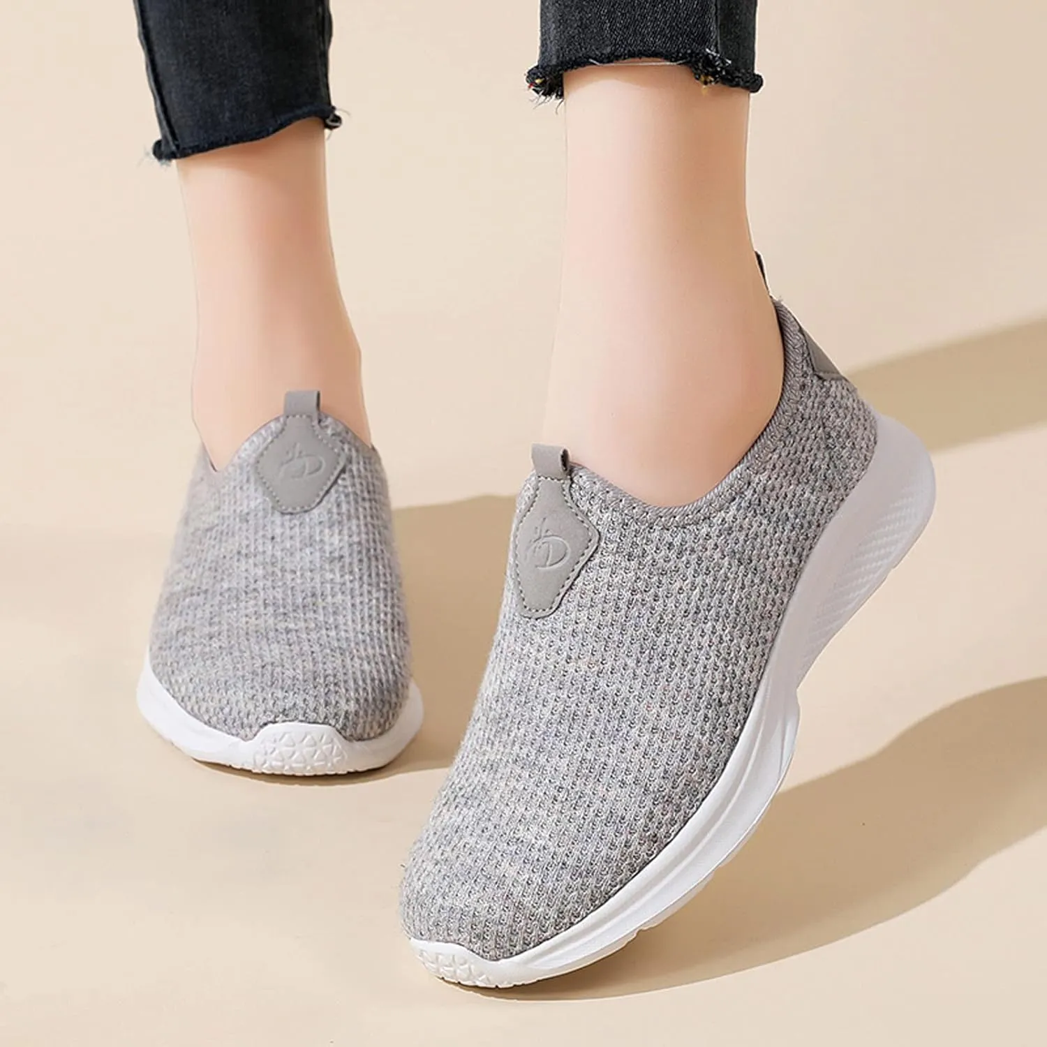 Women's Lightweight Slip On Walking Running Shoes Mens Dress Shoes Winter Casual Shoes Slip On Women Shoes Sneakers Red Tennis Shoe Casual Loafers