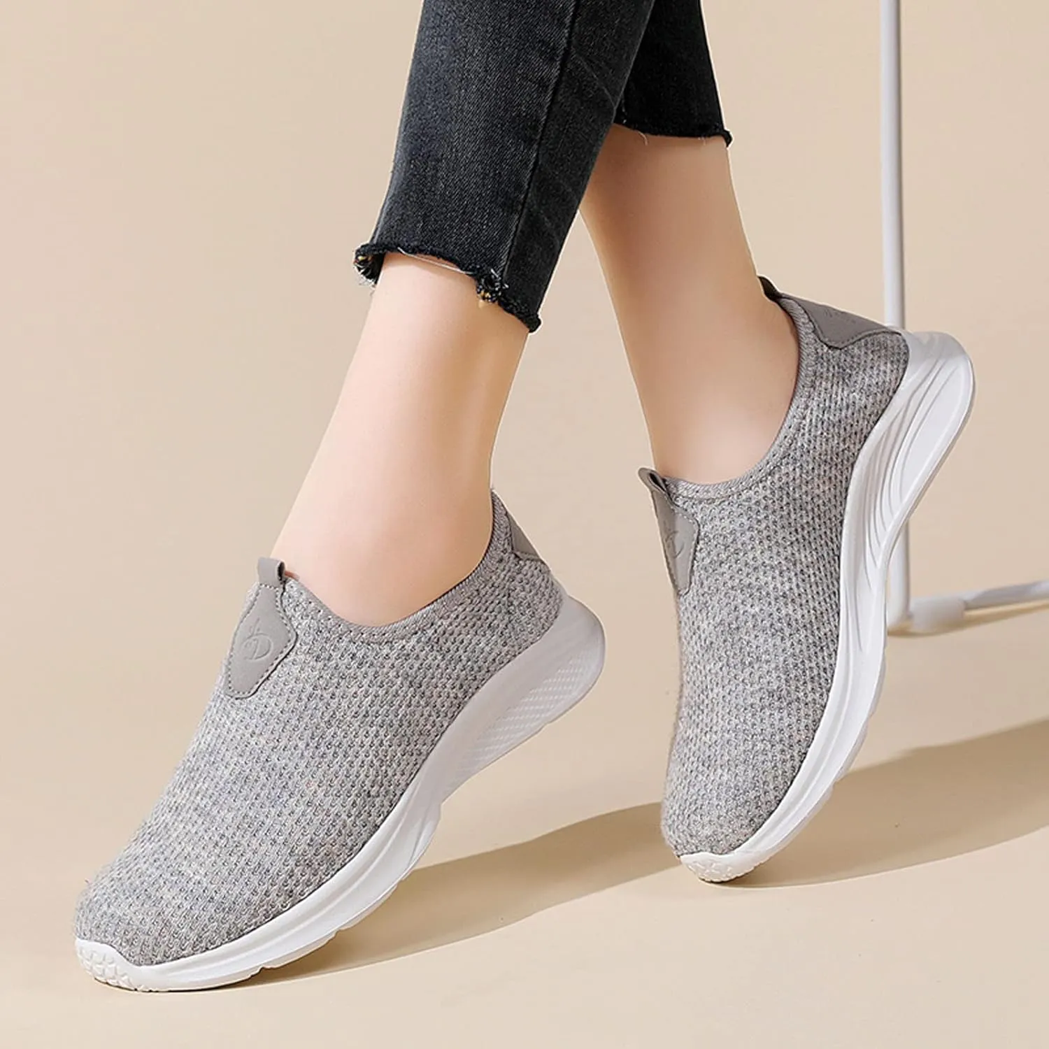 Women's Lightweight Slip On Walking Running Shoes Mens Dress Shoes Winter Casual Shoes Slip On Women Shoes Sneakers Red Tennis Shoe Casual Loafers